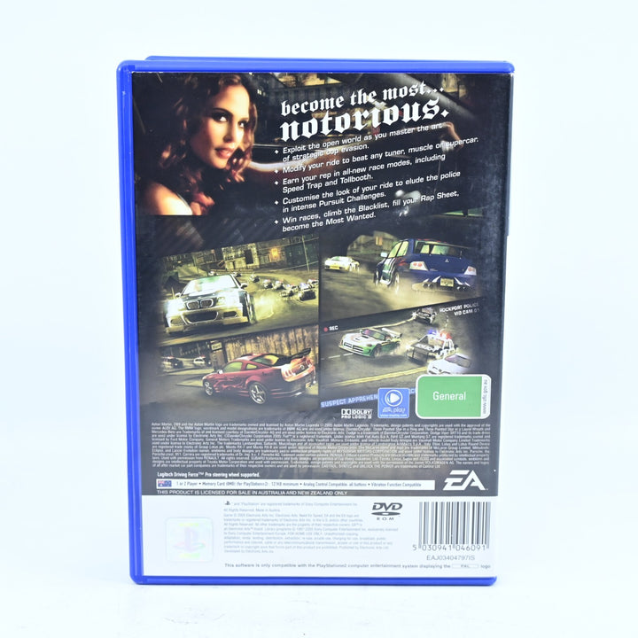 Need for Speed: Most Wanted - Sony Playstation 2 / PS2 Game + Manual - PAL