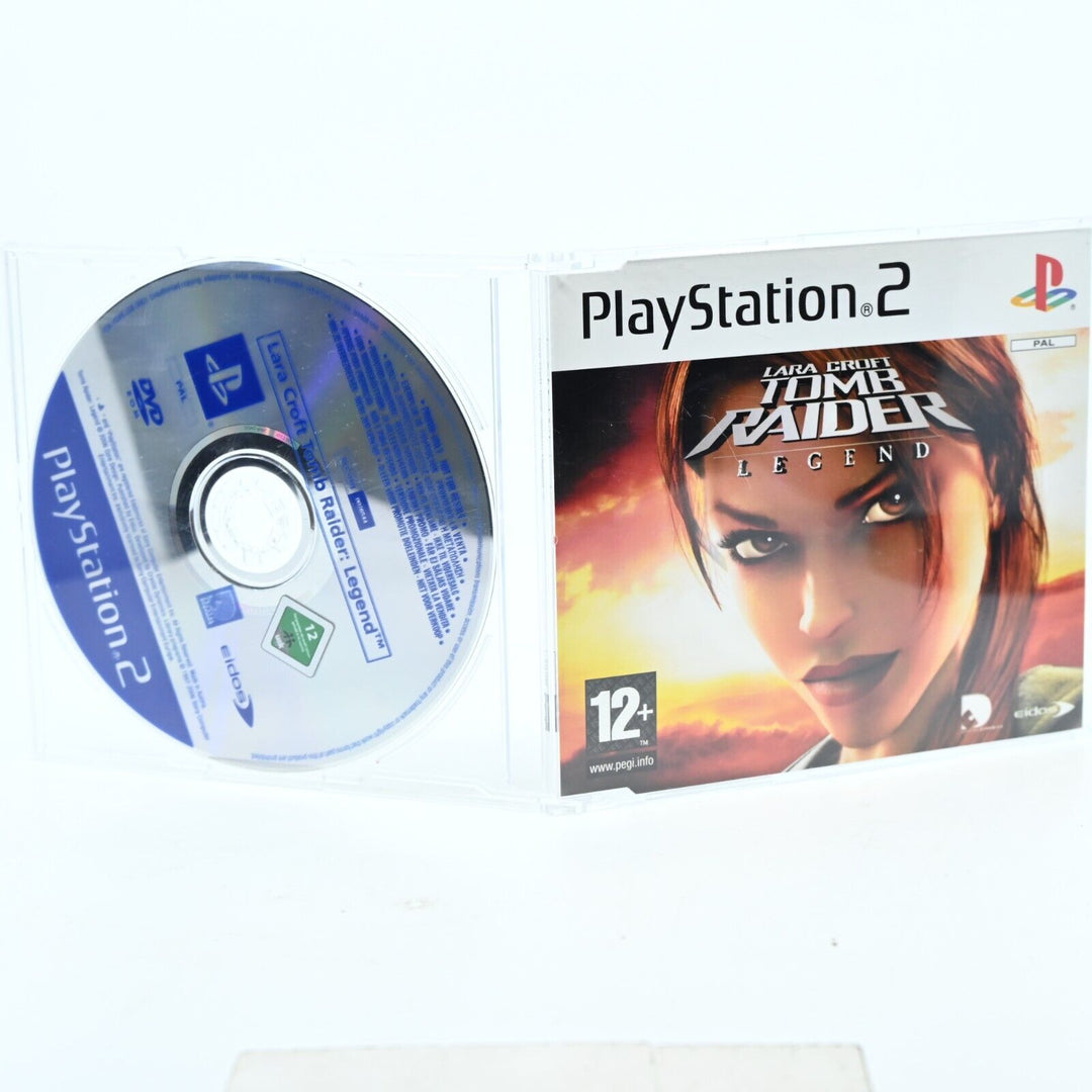 Lara Croft Tomb Raider Legend Promo Disk- Sony Playstation 2 / PS2 Game + Manual