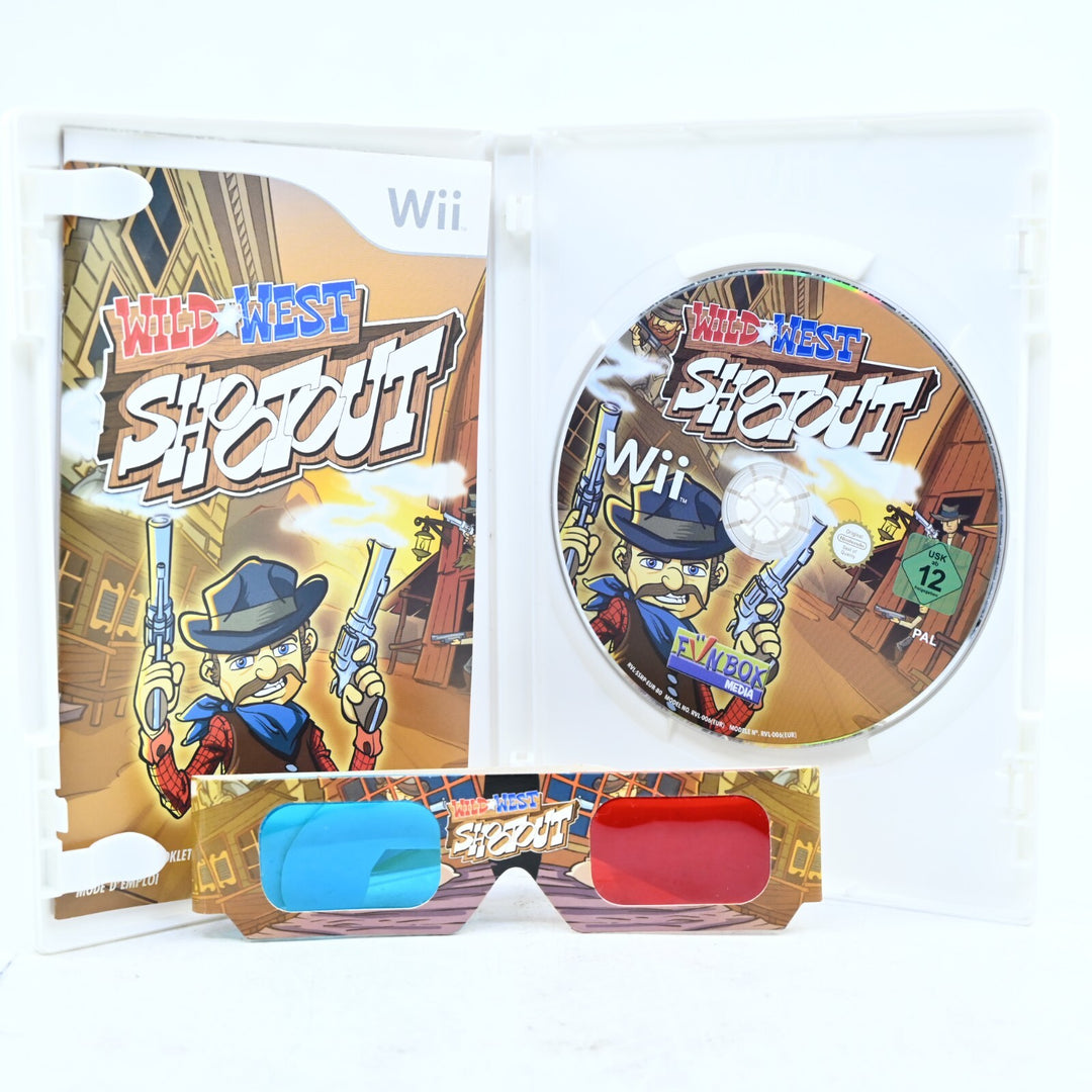 Wild West Shootout With Glasses - Nintendo Wii Game + Manual - PAL - MINT DISC!