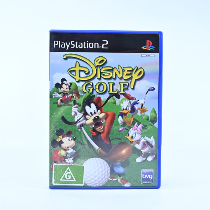 Disney Golf - Sony Playstation 2 / PS2 Game + Manual - PAL - MINT DISC!
