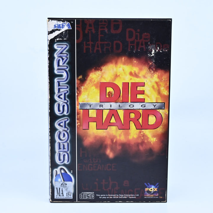 Die Hard Trilogy - Sega Saturn Game - PAL - MINT DISC!