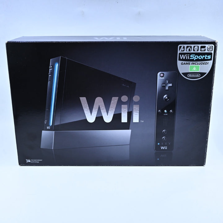 UNUSED! Wii Sports Pack - Black - Nintendo Wii Boxed Console - AUS PAL