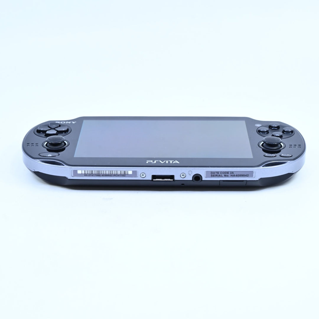 Crystal Black Sony PS Vita Boxed Console - PCH-1102 - PCH-1100 - FREE POST!