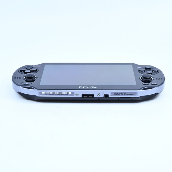 Crystal Black Sony PS Vita Boxed Console - PCH-1102 - PCH-1100 - FREE POST!