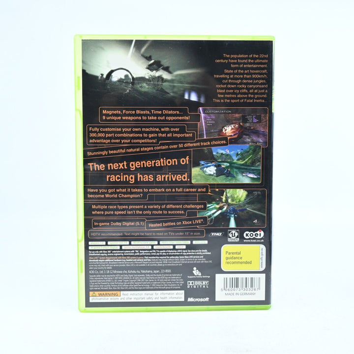 Fatal Inertia - Xbox 360 Game + Manual - PAL - MINT DISC!