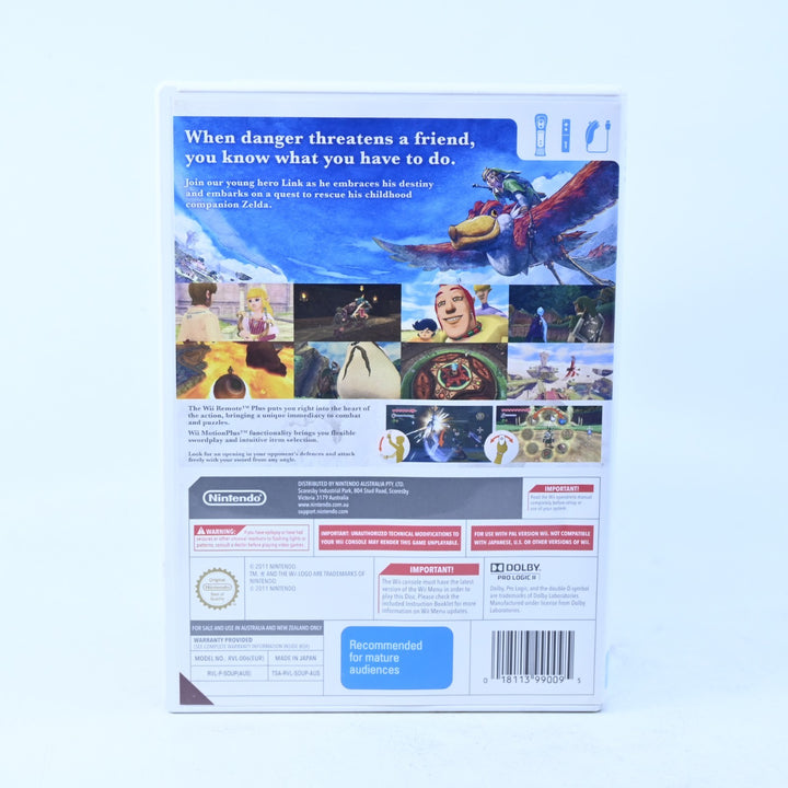 The Legend of Zelda: Skyward Sword - Nintendo Wii Game + Manual - PAL