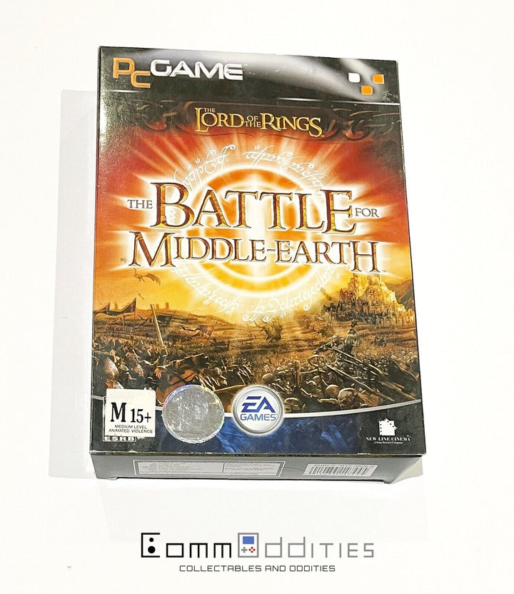 Lord Of The Rings: Battle For Middle Earth - PC Game Big Box 2005 - MINT DISC!