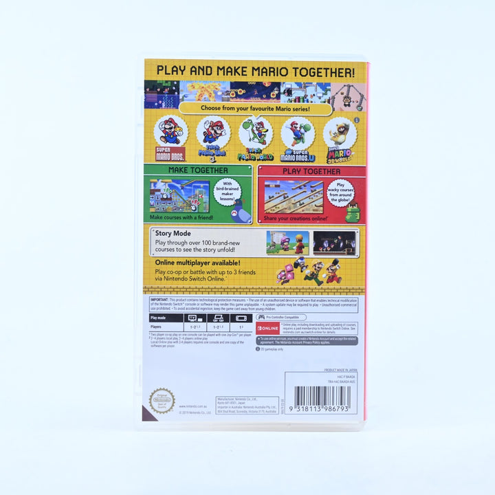 Super Mario Maker 2 - Nintendo Switch Game - FREE POST!