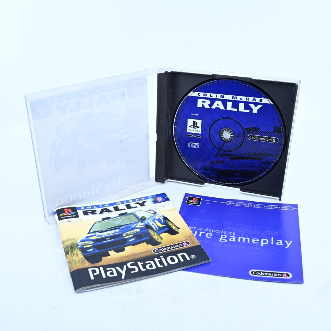 Colin McRae Rally - Sony Playstation 1 / PS1 Game + Manual - PAL - MINT DISC!