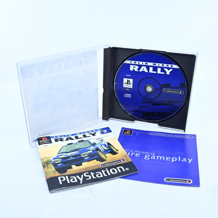 Colin McRae Rally - Sony Playstation 1 / PS1 Game + Manual - PAL - MINT DISC!