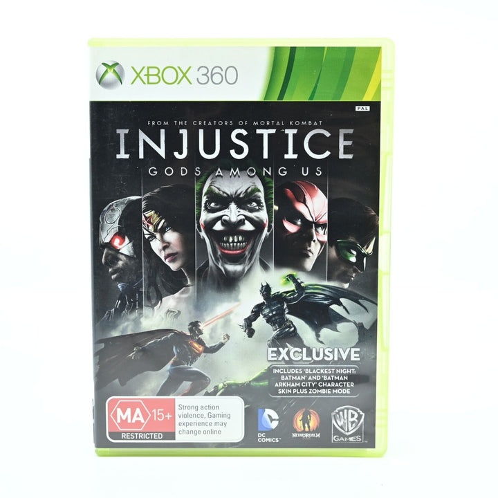 Injustice: Gods Among Us - Xbox 360 Game + No Manual - PAL - FREE POST!