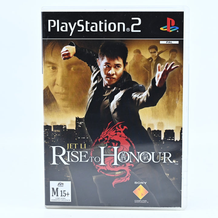 Jet Li Rise to Honour - Sony Playstation 2 / PS2 Game + Manual - PAL - MINT DISC