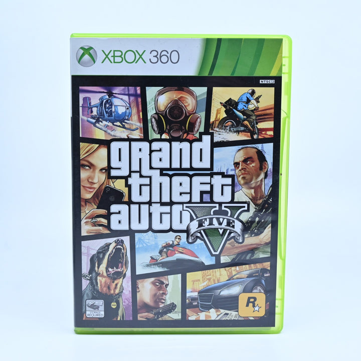 Grand Theft Auto V 5 - Xbox 360 Game + Manual + Map - Region Free - FREE POST!