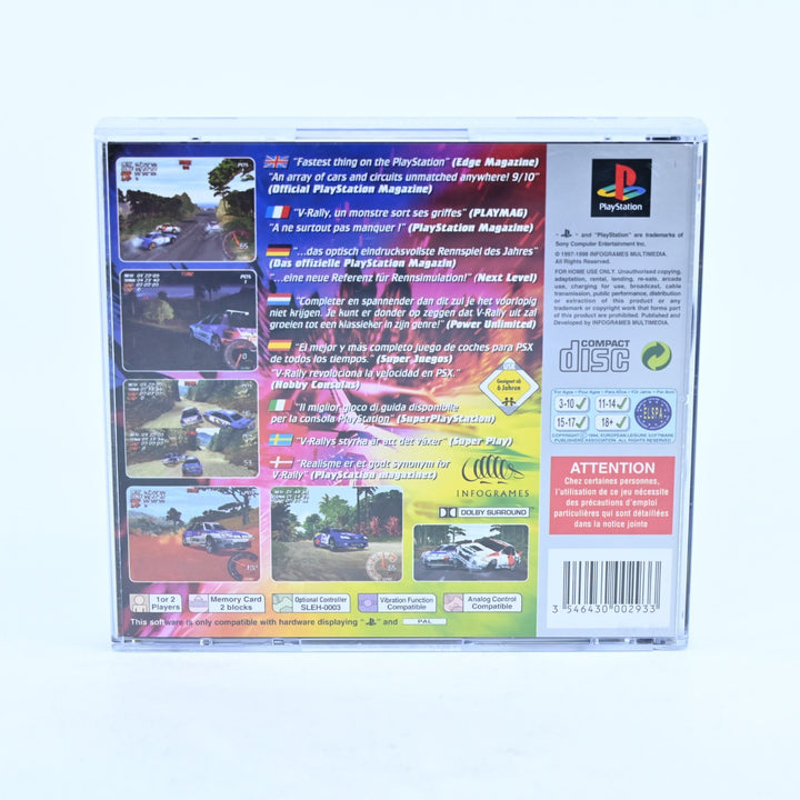V-Rally: Championship Edition - Sony Playstation 1 / PS1 Game + Manual - PAL