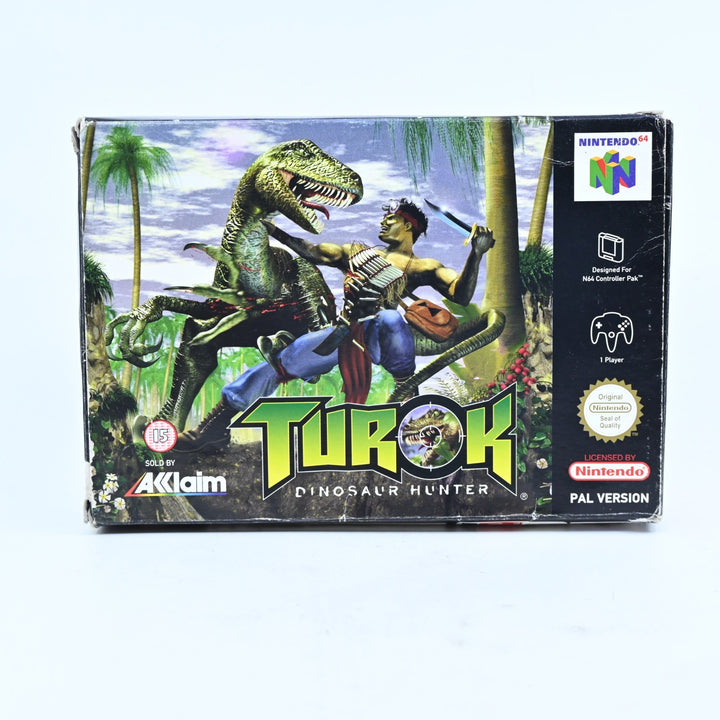 Turok: Dinosaur Hunter - N64 / Nintendo 64 Boxed Game - PAL - FREE POST!