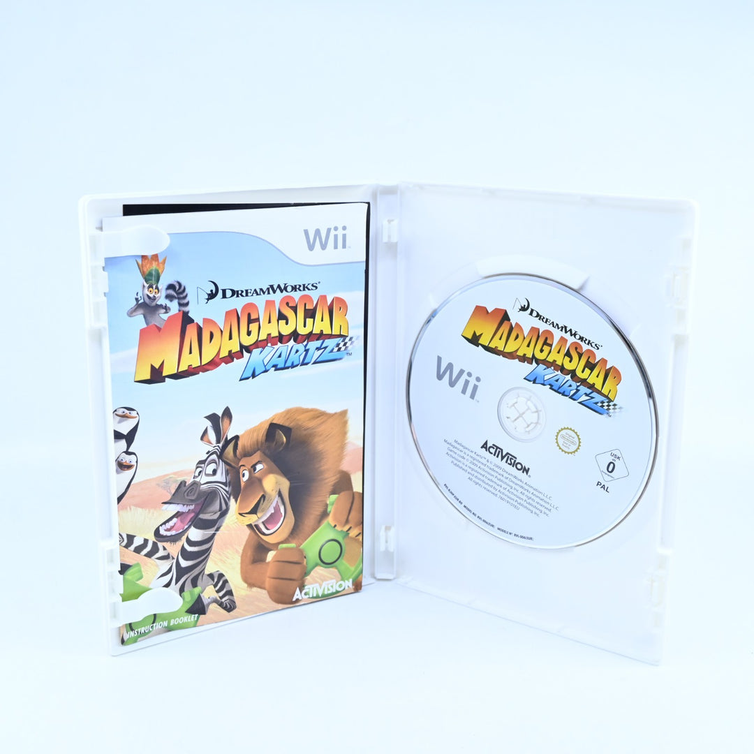 Madagascar Kartz  - Nintendo Wii Game + Manual - PAL - MINT DISC!