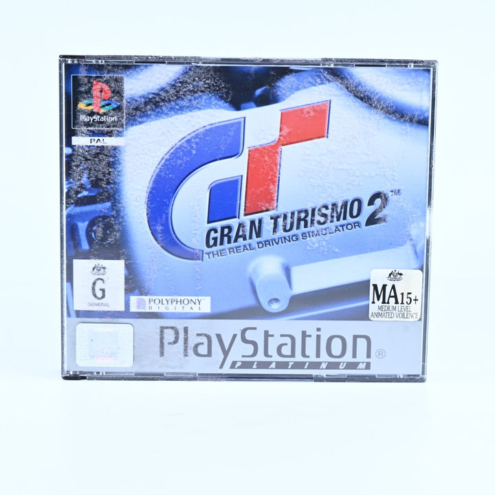 Gran Turismo 2 - Sony Playstation 1 / PS1 Game + Manuals - PAL - MINT DISC!