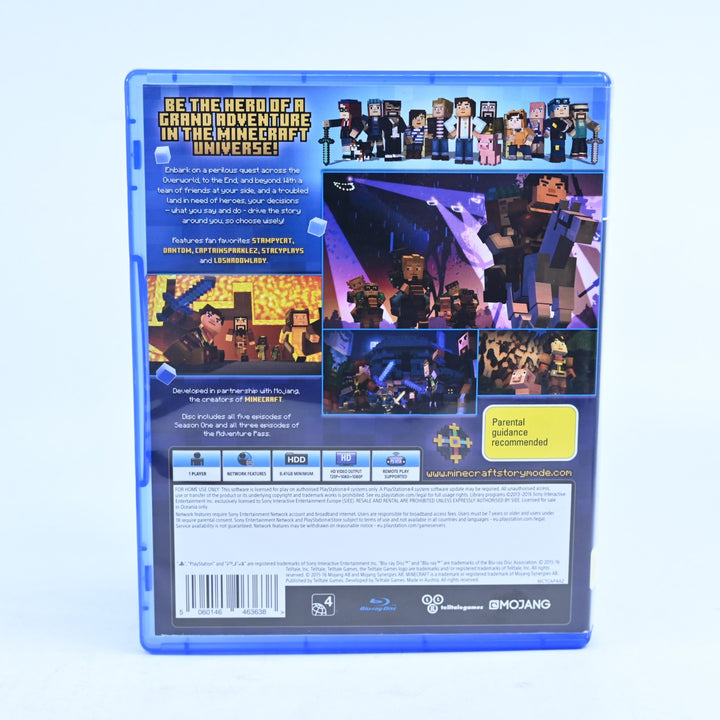 Minecraft Story Mode: The Complete Adventure - Sony Playstation 4 / PS4 Game