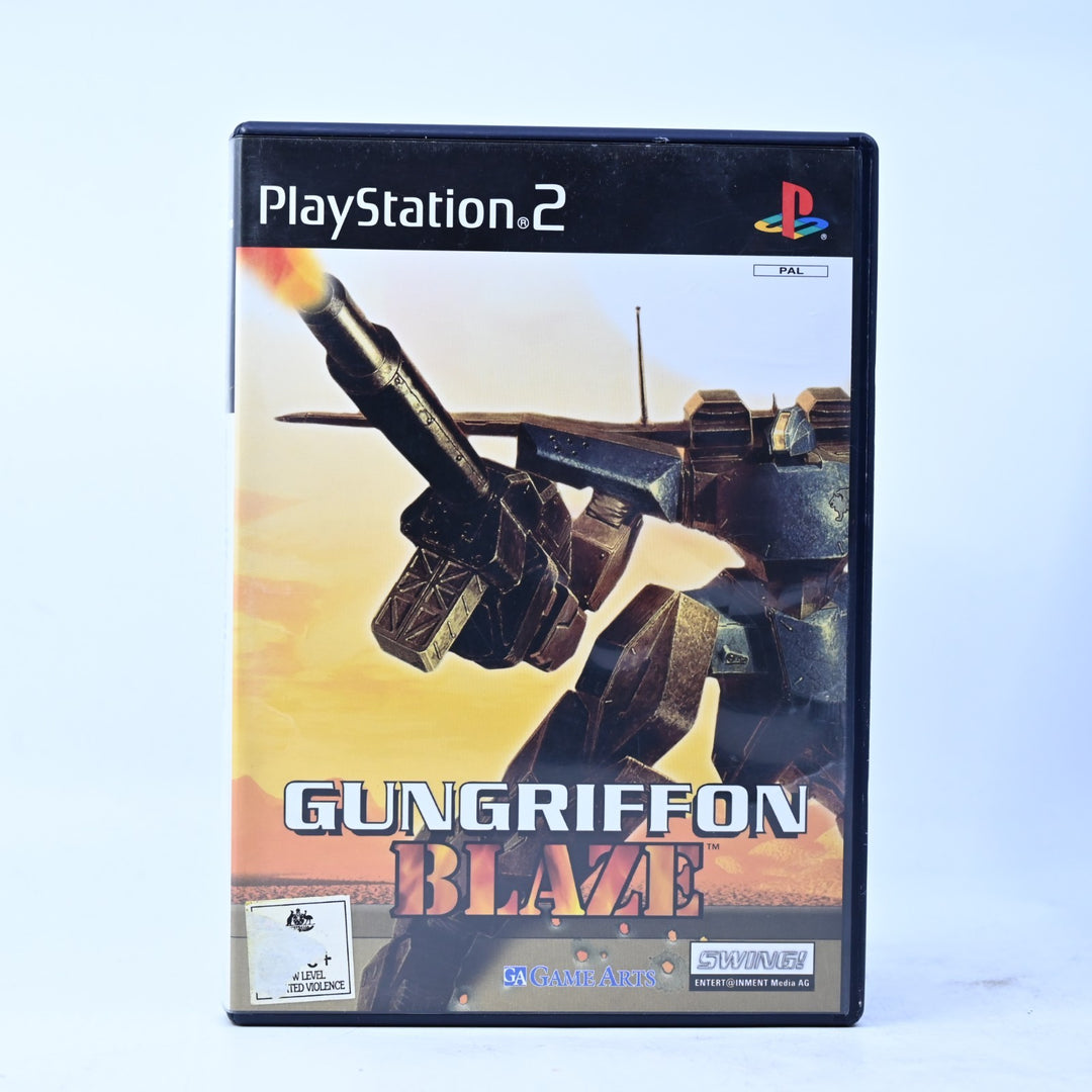Gungriffon Blaze - Sony Playstation 2 / PS2 Game + Manual - PAL - MINT DISC!