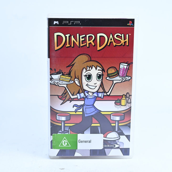 Diner Dash - Sony PSP Game + Manual - FREE POST!