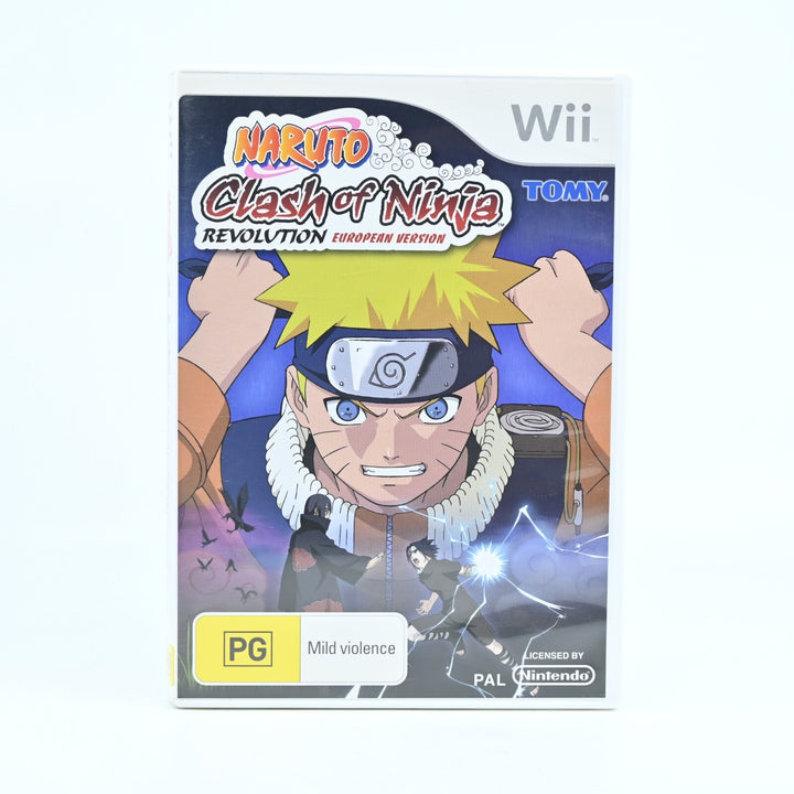 Naruto: Clash of Ninja Revolution - Nintendo Wii Game + Manual - PAL - MINT DISC