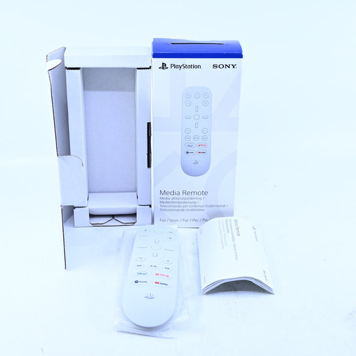 White - Sony Media Remote - Boxed Sony Playstation 5 / PS5 Accessory