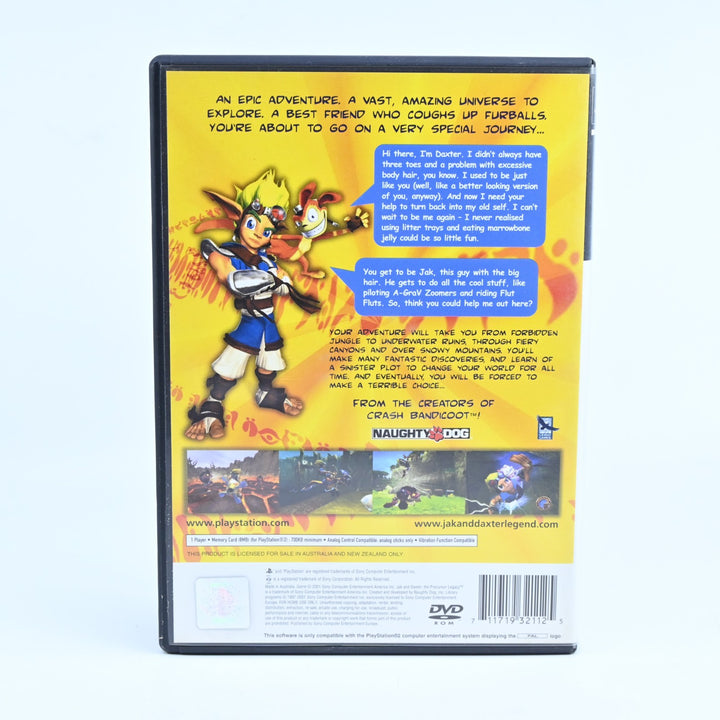 Jak and Daxter: The Precursor Legacy - PS2 Game - No Manual - PAL