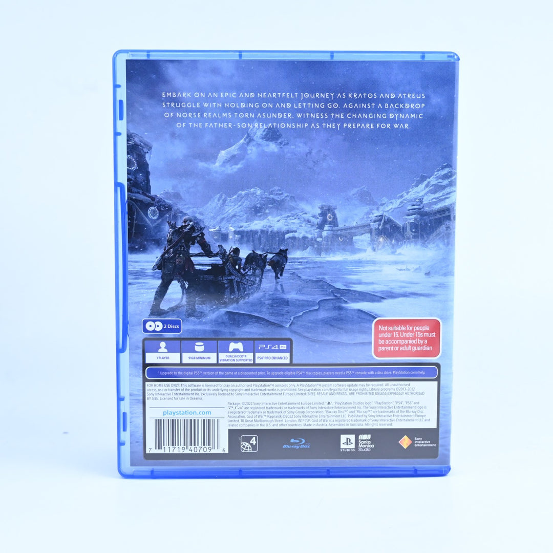 God of War Ragnarok - Sony Playstation 4 / PS4 Game - MINT DISC!
