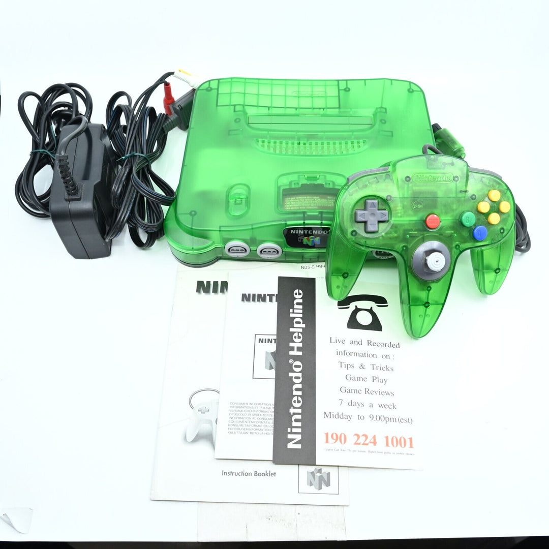 Jungle Green - N64 / Nintendo 64 Boxed Console - PAL - FREE POST!