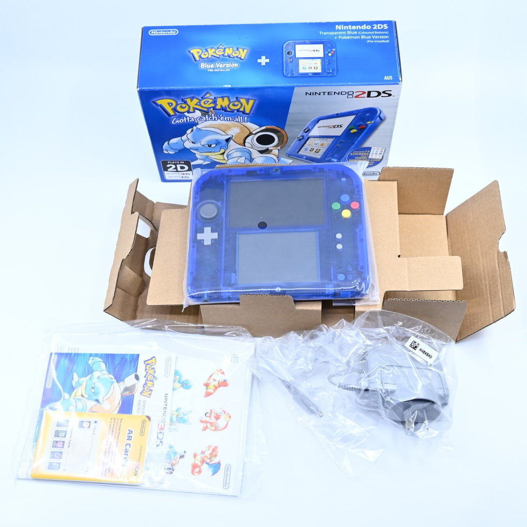 Pokemon Blue Edition - Nintendo 2DS Boxed Console - PAL - FREE POST!