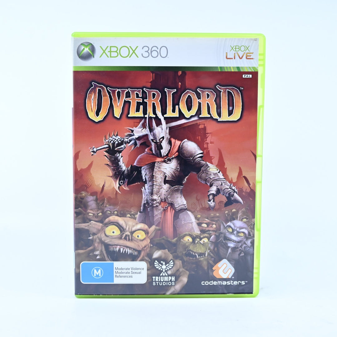 Overlord - Xbox 360 Game + Manual - PAL - MINT DISC!