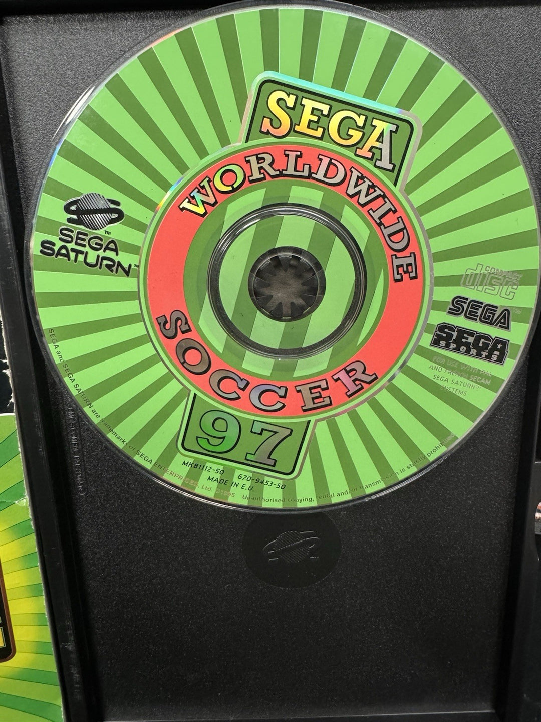 SEGA Worldwide Soccer 97 - Sega Saturn Game - PAL - MINT DISC!
