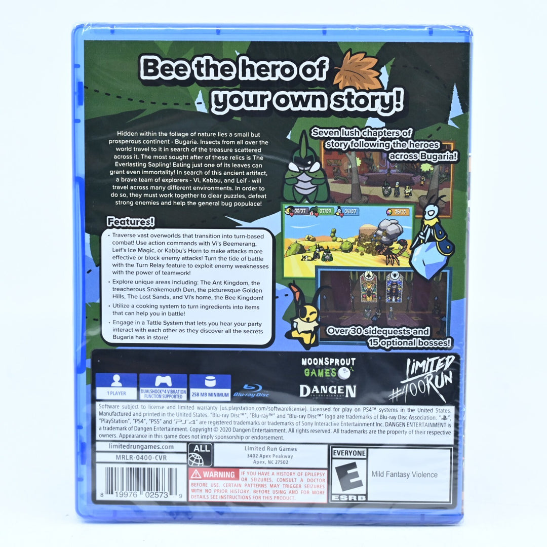 SEALED! Bug Fables The Everlasting Sapling - Sony Playstation 4 / PS4 Game