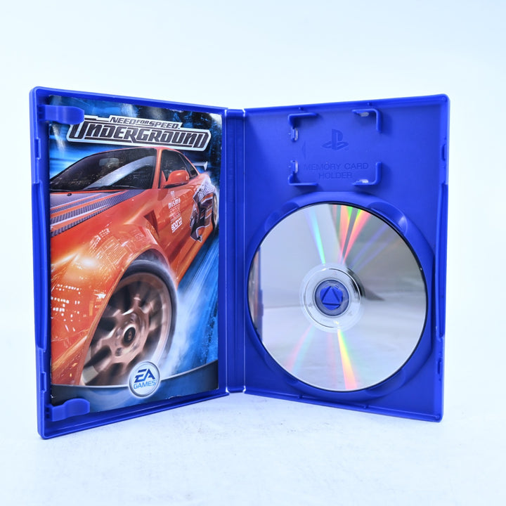 Need for Speed Underground - Sony Playstation 2 / PS2 Game + Manual - PAL