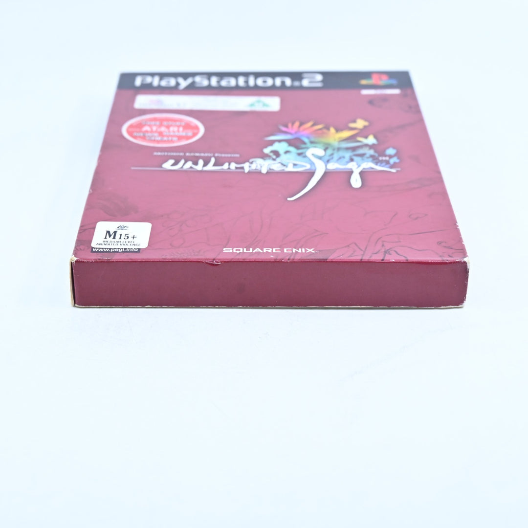 Unlimited SaGa - Sony Playstation 2 / PS2 Game + Manual - PAL - MINT DISCS!