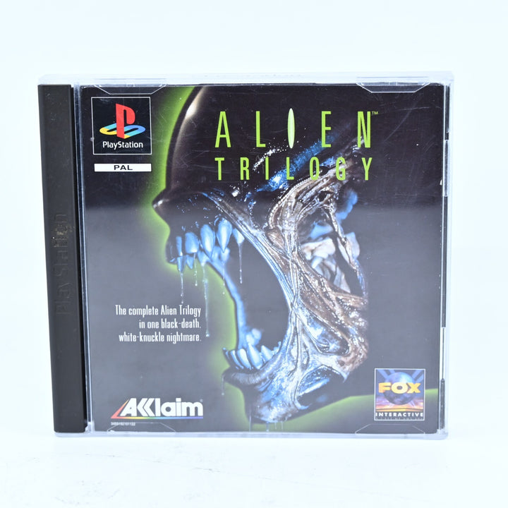 Alien Trilogy - Sony Playstation 1 / PS1 Game + Manual - PAL - MINT DISC!
