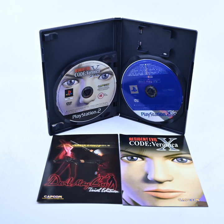Resident Evil Code: Veronica X - PS2 Game + Manual + DMC Demo - PAL - MINT DISC!
