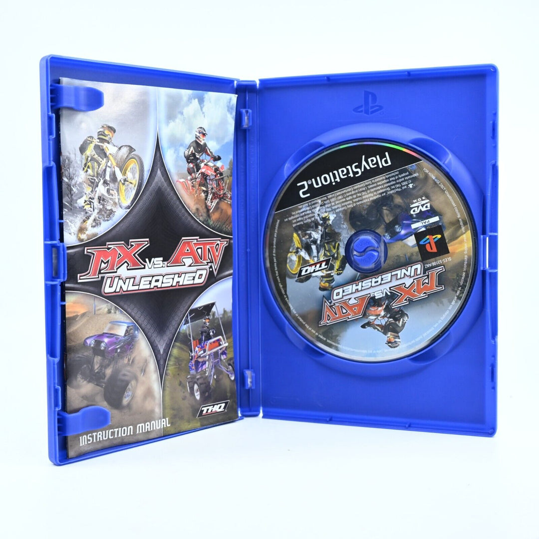 MX vs ATV: Unleashed - Sony Playstation 2 / PS2 Game + Manual - PAL - MINT DISC!