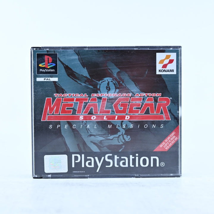 Metal Gear Solid Special Missions - Sony Playstation 1 / PS1 Game + Manual - PAL