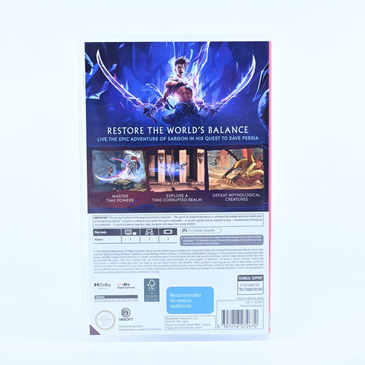 Prince of Persia: The Lost Crown - Nintendo Switch Game - FREE POST!