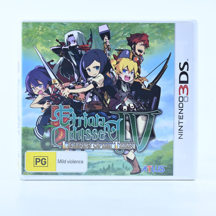Etrian Odyssey IV: Legends of the Titan - Nintendo 3DS Game - PAL + Manual