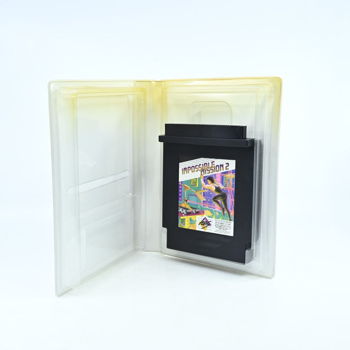 Impossible Mission 2 - Piggyback Cartridge - H.E.S / NES Game - PAL