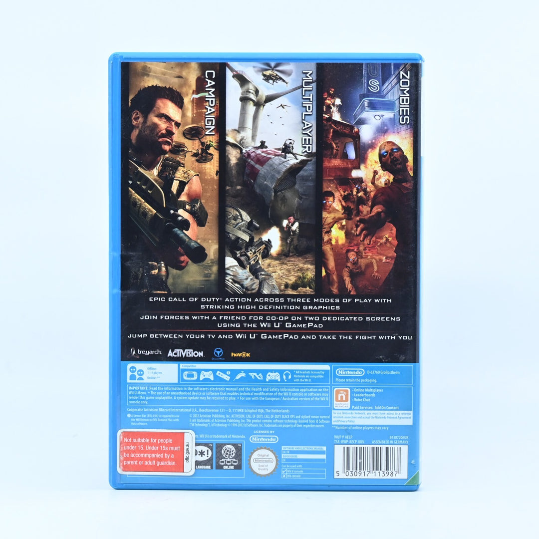 Call of Duty: Black Ops II 2 - Nintendo Wii U Game - PAL - FREE POST!
