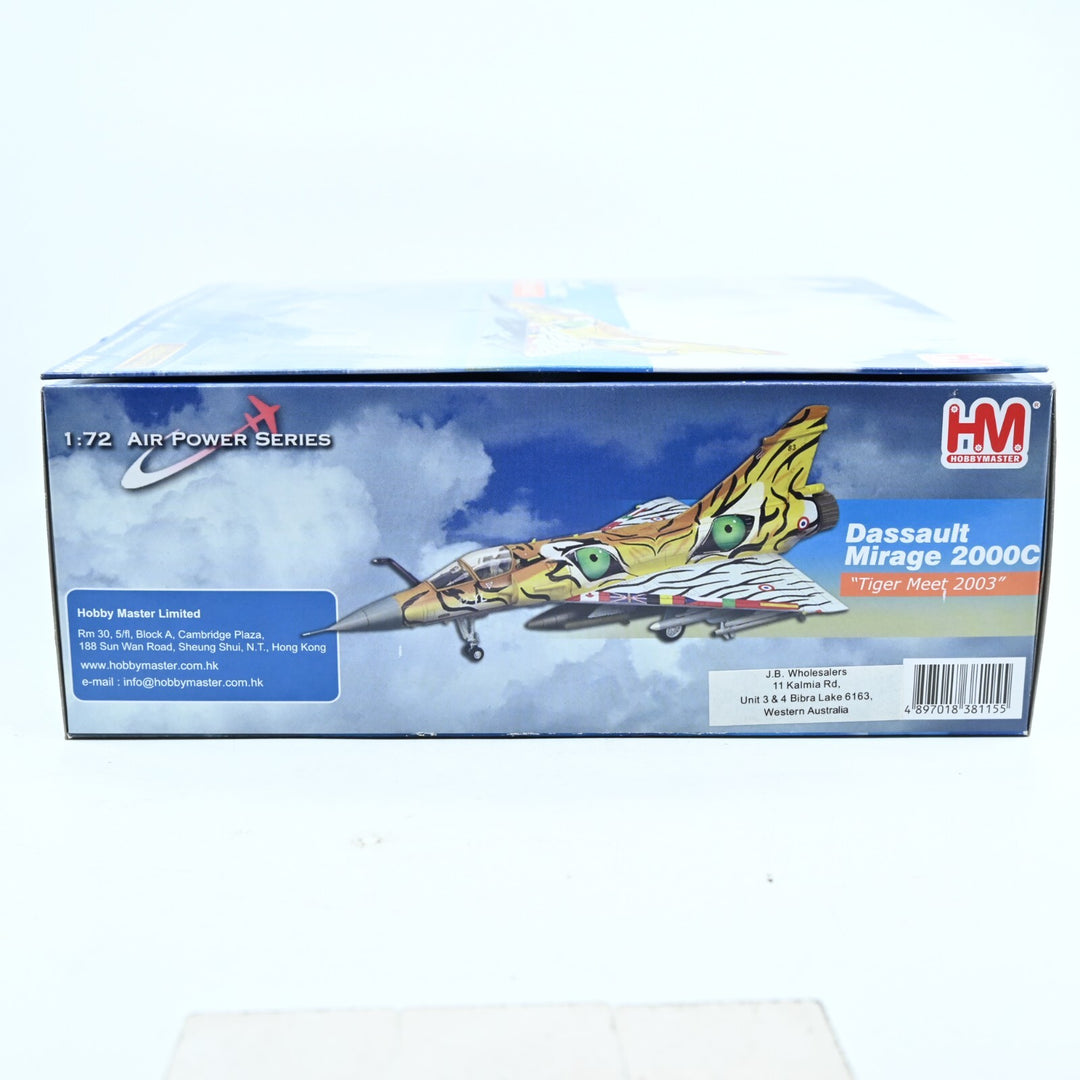 Hobby Master 1:72 Dassault Mirage 2000C "Tiger Meet 2003" HA1603 Die Cast Plane