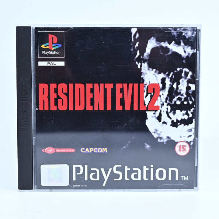 Resident Evil 2 - Sony Playstation 1 / PS1 Game + Manual - PAL - MINT DISC!