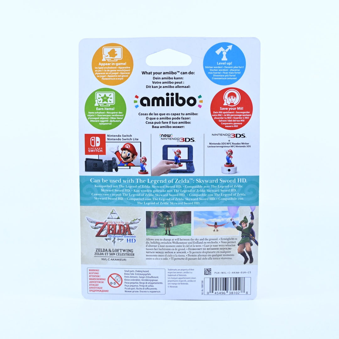 SEALED! Zelda & Loftwing Amiibo - The Legend of Zelda - Nintendo