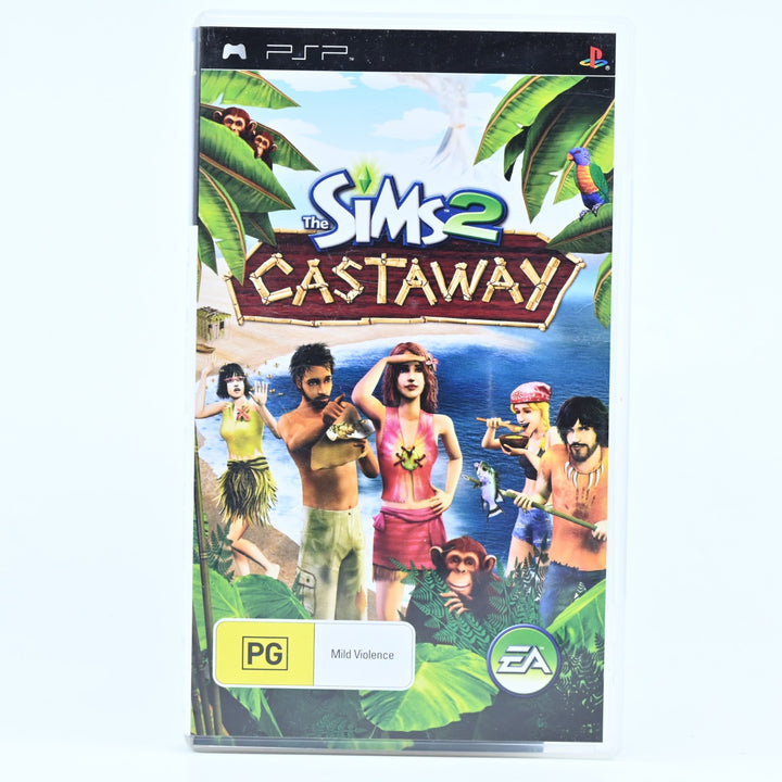 The Sims 2 Castaway - Sony PSP Game + Manual - FREE POST!