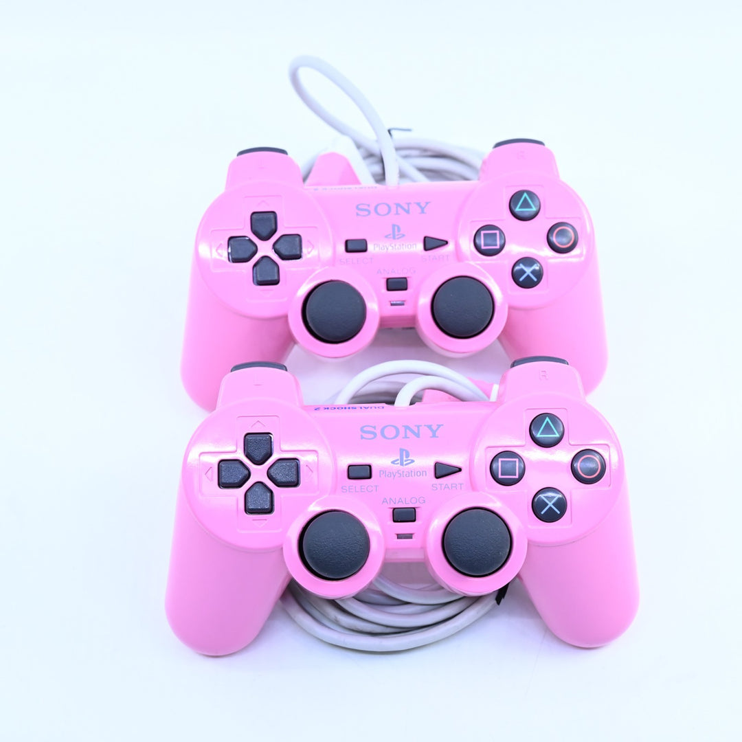 Pink Sony Playstation 2/ PS2 Slim Console - AUS PAL + HDMI + CONVERTER FREE POST