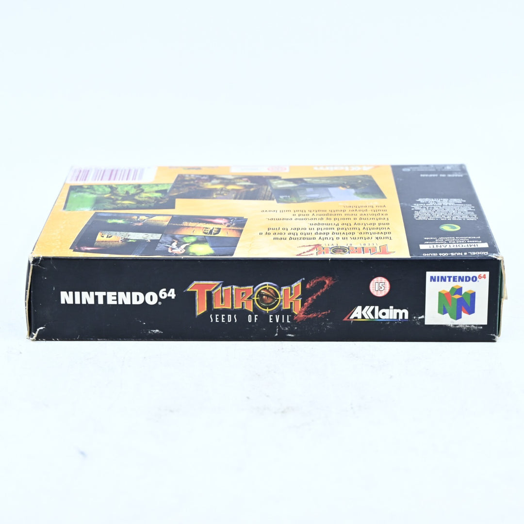 Turok 2: Seeds of Evil - N64 / Nintendo 64 Boxed Game - PAL - FREE POST!