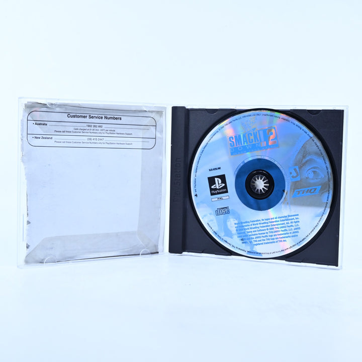 WWF Smackdown 2 - Sony Playstation 1 / PS1 Game + Manual - PAL